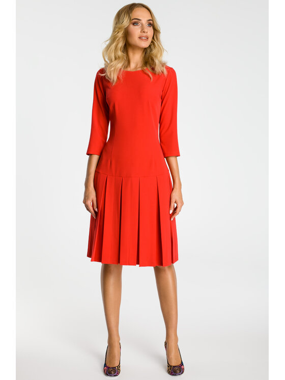 Made of Emotion Made of Emotion Abito da cocktail M336 Rosso A-Line Fit