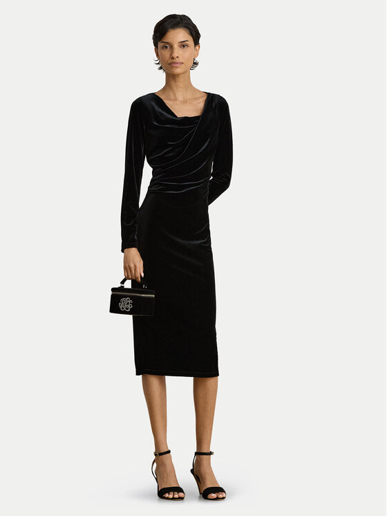 LAUREN RALPH LAUREN LAUREN RALPH LAUREN Φόρεμα κοκτέιλ 200B27415001 Μαύρο Regular Fit