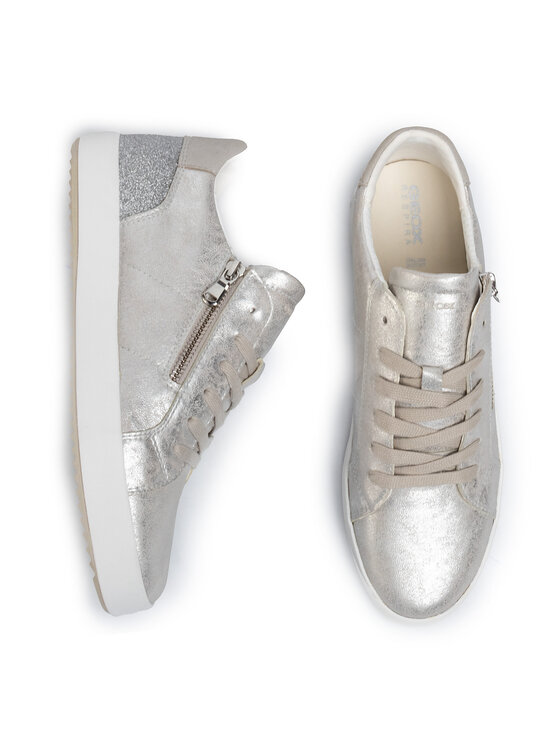 Geox Geox Sneakersy D Blomiee A D026HA 0PVEW C1007 Srebrny