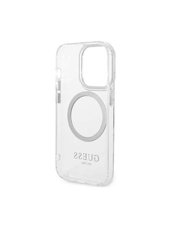 Guess Guess Etui na telefon Outline MagSafe Kolorowy