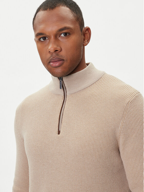 Bugatti Bugatti Maglione 7500-85525D Beige Regular Fit