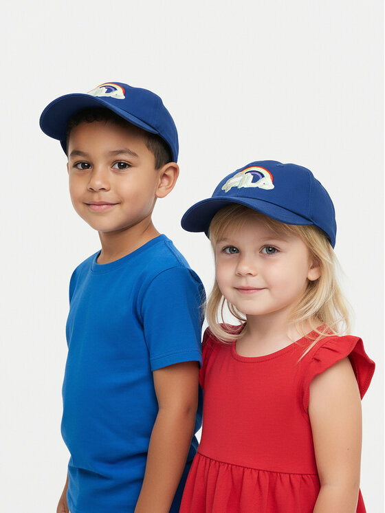 Fila Fila Kapa s šiltom Butuan Rainbow Kid Dad Cap FCK0015 Mornarsko modra