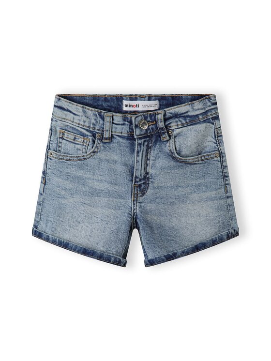 minoti minoti Szorty jeansowe 22short43 Niebieski Regular Fit