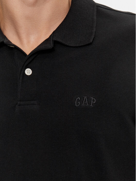 Gap Gap Polo 586306-03 Czarny Regular Fit