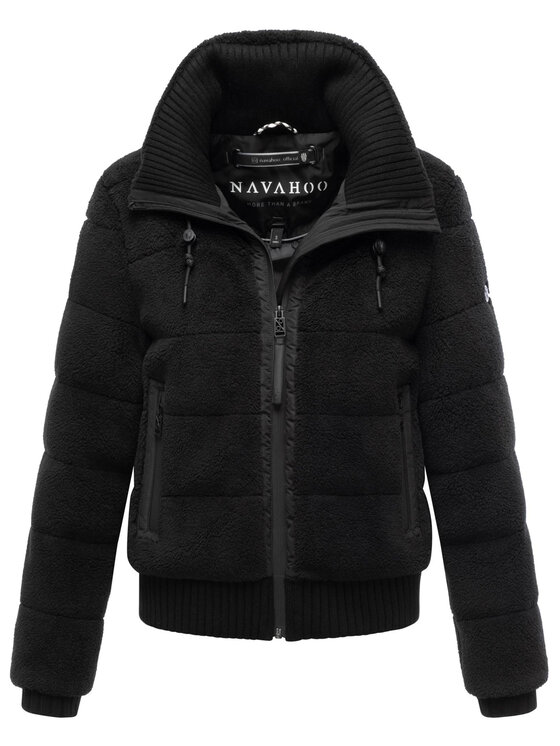 Navahoo Navahoo Kurtka zimowa Schneepuder Czarny Regular Fit
