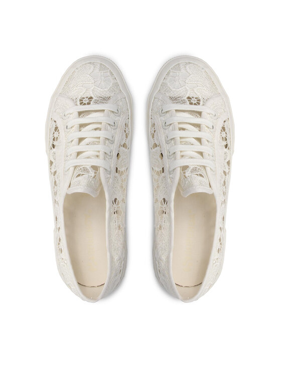 Superga macramew sale white