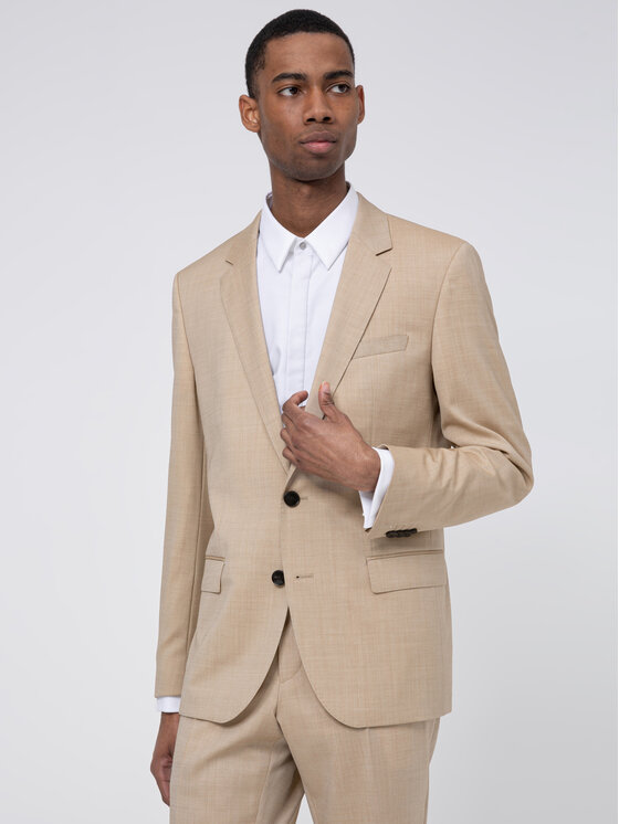 HUGO Hugo Костюм Henry/Griffin182 50383520 Бежов Slim Fit