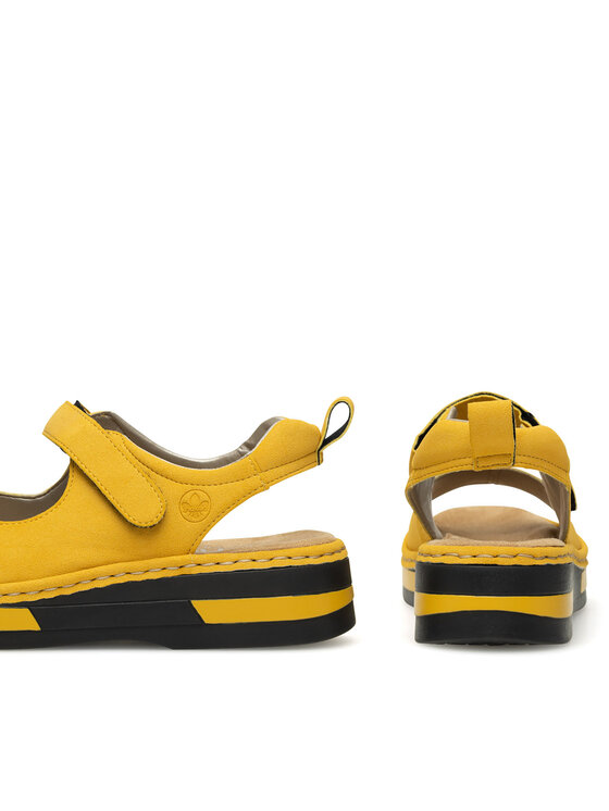 Rieker Rieker Sandali V59Q4-68 Rumena