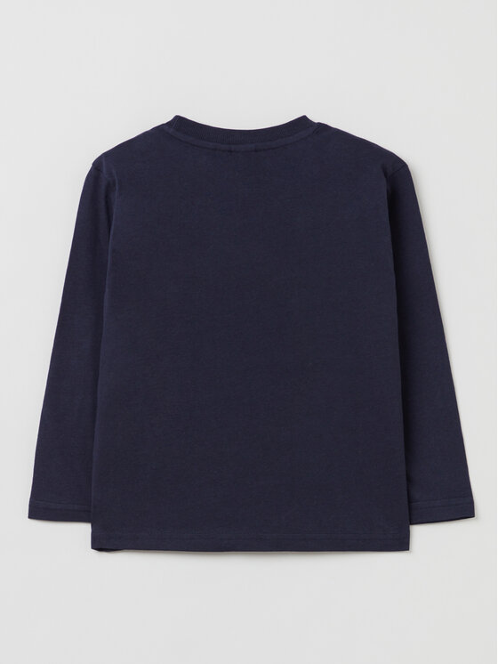 OVS OVS Bluse 1816130 Dunkelblau Regular Fit