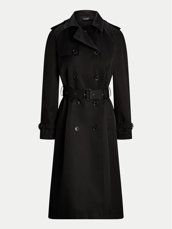 LAUREN RALPH LAUREN Lauren Ralph Lauren Trench 297951259001 Crna Straight Fit