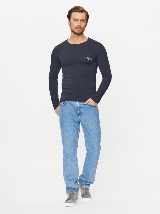 Emporio Armani Underwear Emporio Armani Underwear Hosszú ujjú 111023 3F715 00135 Sötétkék Regular Fit
