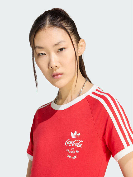 adidas adidas T-Shirt 165581 Czerwony Slim Fit