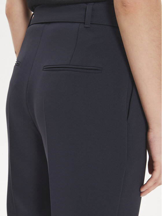 BOSS Boss Bavlnené nohavice Tapiah 50490037 Tmavomodrá Regular Fit