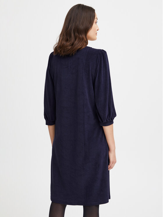 Fransa Fransa Sukienka codzienna 20612879 Granatowy Regular Fit