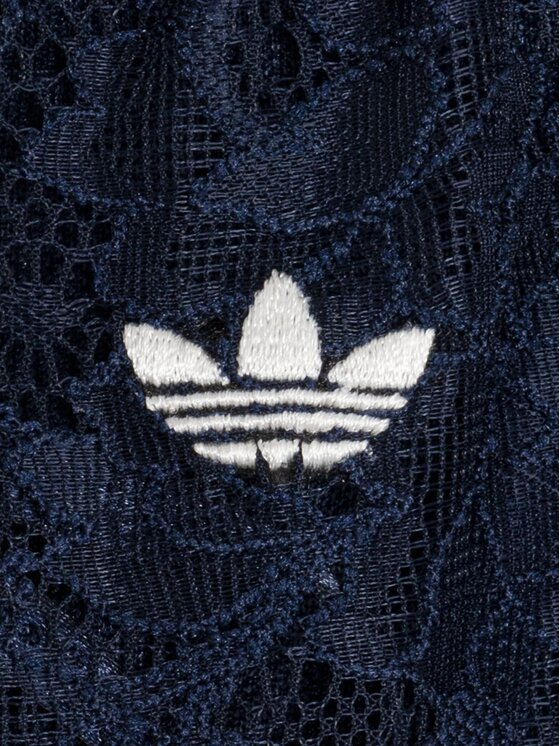 adidas adidas Spodnie dzianinowe 171356 Granatowy Loose Fit