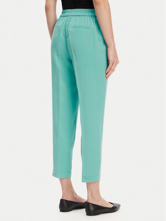 United Colors Of Benetton United Colors Of Benetton Pantaloni din material 4Y09DF079 Verde Regular Fit