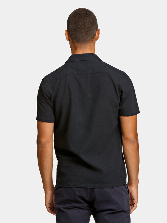Lindbergh Lindbergh Cămașă 30-203319 Negru Relaxed Fit