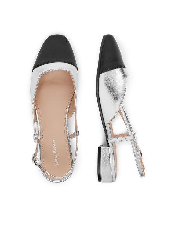 Clara Barson Clara Barson Ballerinas WS24040-04 Silberfarben