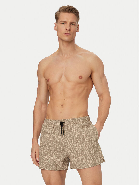 EA7 Emporio Armani EA7 Emporio Armani Úszónadrág 7M001677 AF21249 M6233 Bézs Regular Fit