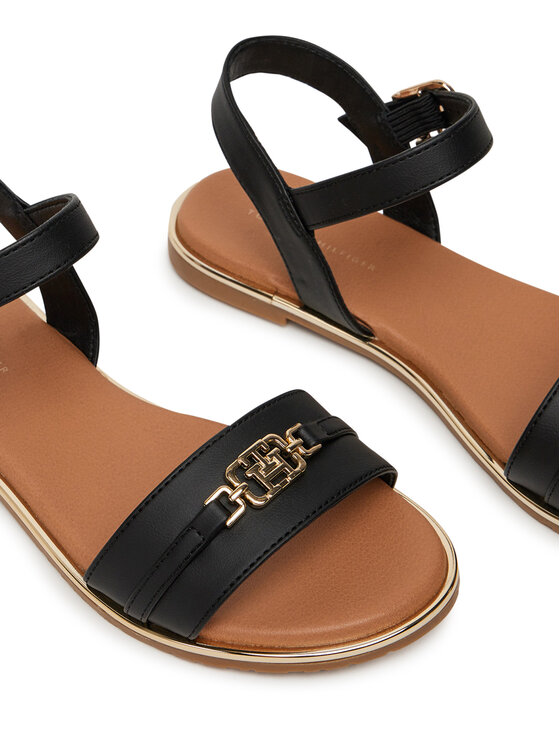 Tommy Hilfiger Tommy Hilfiger Sandały T3A2-33778-0326 S Czarny