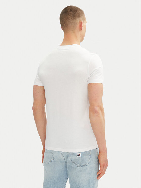 KARL LAGERFELD KARL LAGERFELD Tricou 755073 552251 Alb Regular Fit