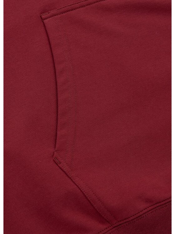 PITBULL PITBULL Bluza Bluza męska z kapturem SAN DIEGO CA L Bordowy Regular Fit