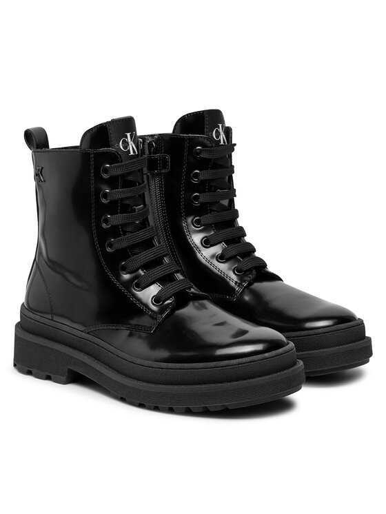 Calvin Klein Jeans Calvin Klein Jeans Ορειβατικά παπούτσια Lace-Up Bootie V4A5-81031-1453 S Μαύρο