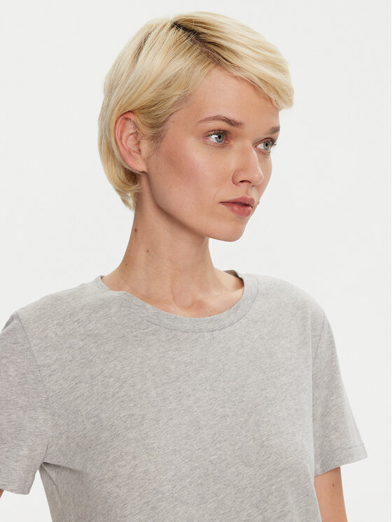 Gap Gap Тишърт 795346-05 Сив Regular Fit