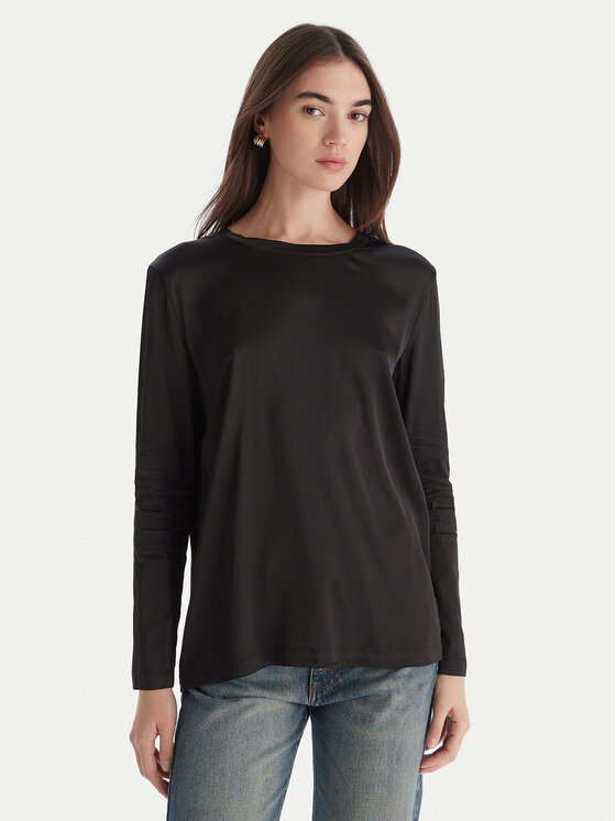 ViCOLO ViCOLO Блузка TF0244 Чорний Regular Fit