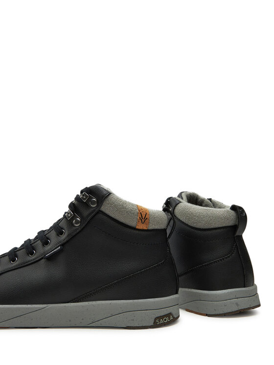 Saola Saola Sneakersy Bergen waterproof Warm SAO2118 Černá