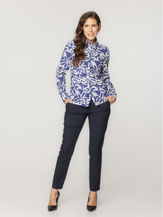 Willsoor Willsoor Koszula 61298 Niebieski Regular Fit