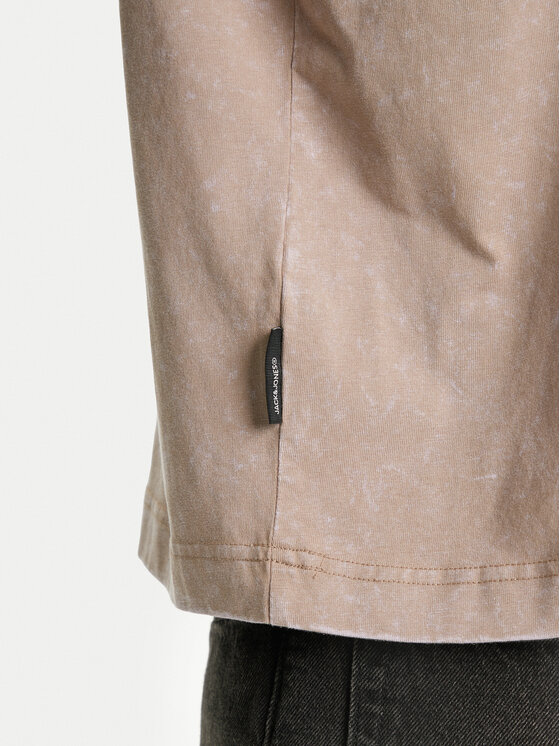 Jack&Jones Jack&Jones Тишърт Retreat 12277886 Бежов Oversize