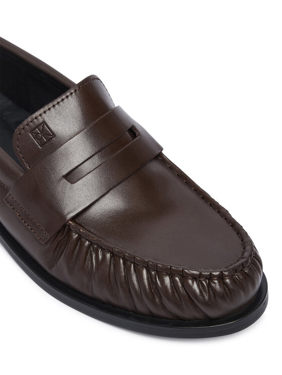 Calvin Klein Calvin Klein Loaferke Round Loafer Lth HW0HW03126 Črna