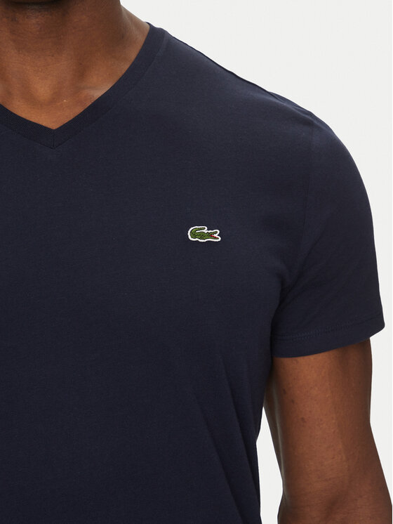 Lacoste Lacoste T-Shirt TH6710 Tmavomodrá Regular Fit