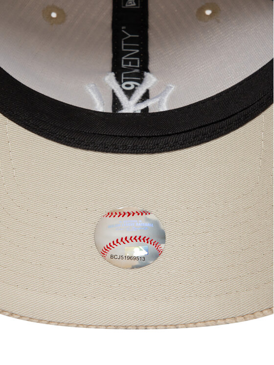 New Era New Era Шапка с козирка New York Yankees Cord 9Twenty 60595358 Бежов