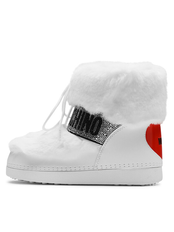 LOVE MOSCHINO LOVE MOSCHINO Čizme za snijeg JA24202G0HJW0100 Bijela