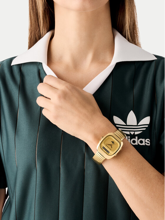 adidas adidas Hodinky Retro Wave Three Chronograph AOSY25014 Zlatá