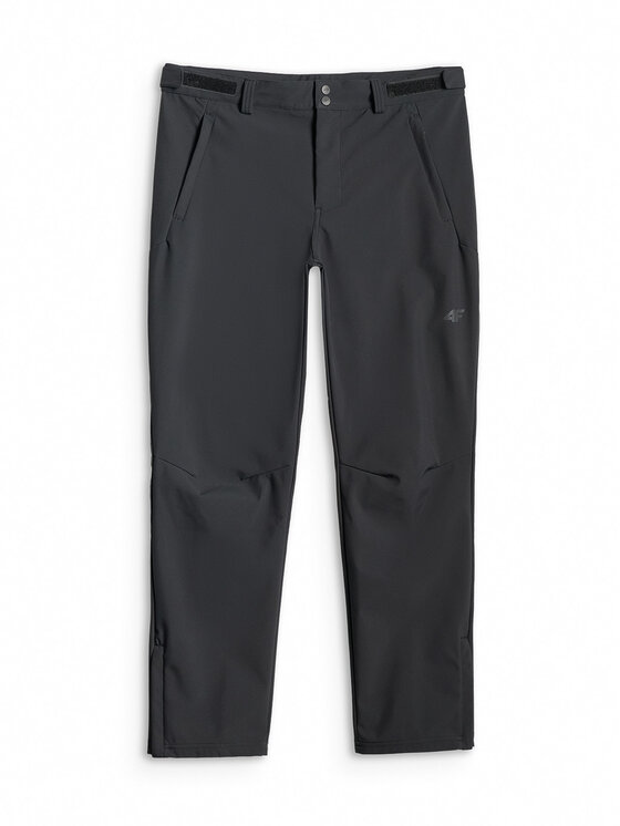 4F 4F Spodnie outdoor MIDSHOP TEXTILE Czarny Regular Fit