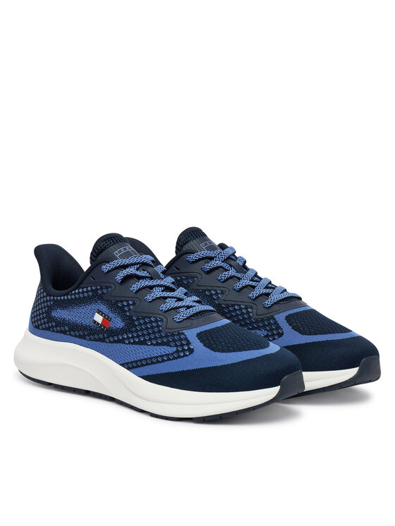 Tommy Jeans Tommy Jeans Sneakersy Runner Knitted EM0EM01713 Modrá