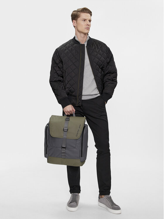 Calvin Klein Jeans Calvin Klein Jeans Mugursoma Utilitarian Elongated Flap Bp40 K50K511506 Pelēks