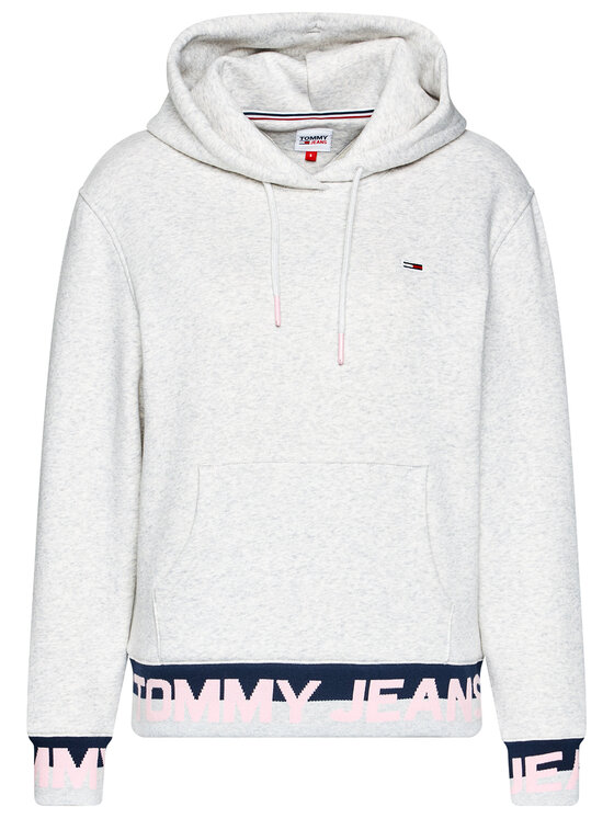 Tommy Jeans Džemperis Branded Hem DW0DW08980 Pilka Regular Fit • Modivo.lt