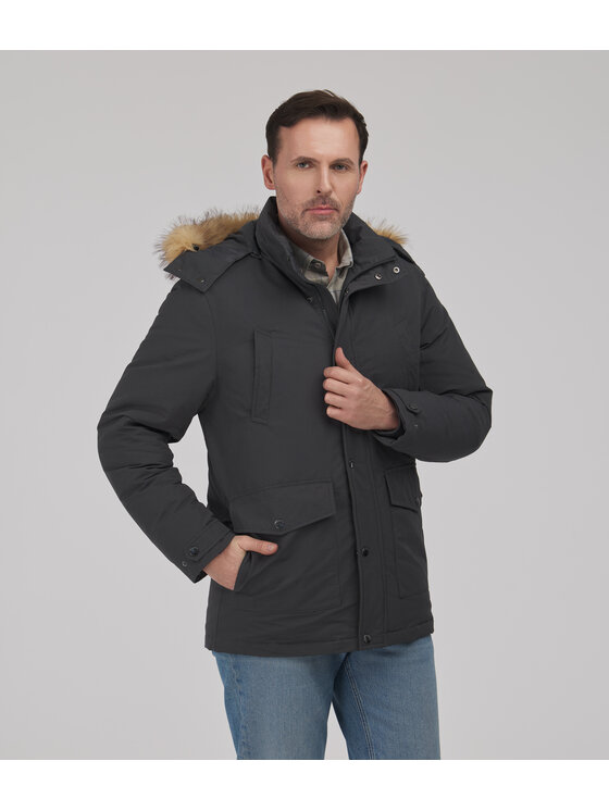 Lee Cooper Lee Cooper Kurtka jeansowa JOHNNY Szary ciemny Regular Fit