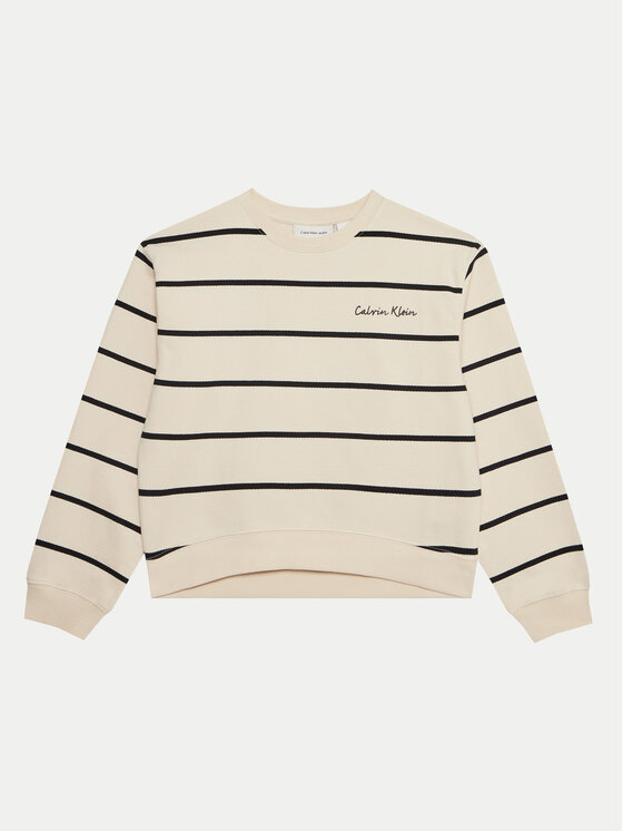 Calvin Klein Jeans Calvin Klein Jeans Felpa IG0IG02751 Bianco Boxy Fit