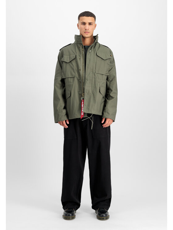 Alpha Industries Alpha Industries Kurtka outdoor Studio M-65 Field Jacket Zielony Loose Fit