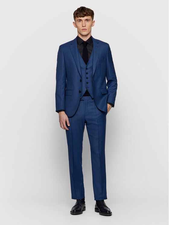 BOSS Boss Hemd Jesse 50451092 Dunkelblau Slim Fit