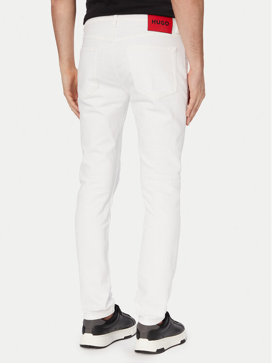 HUGO HUGO Дънки Hugo 734 50556044 Бял Extra Slim Fit