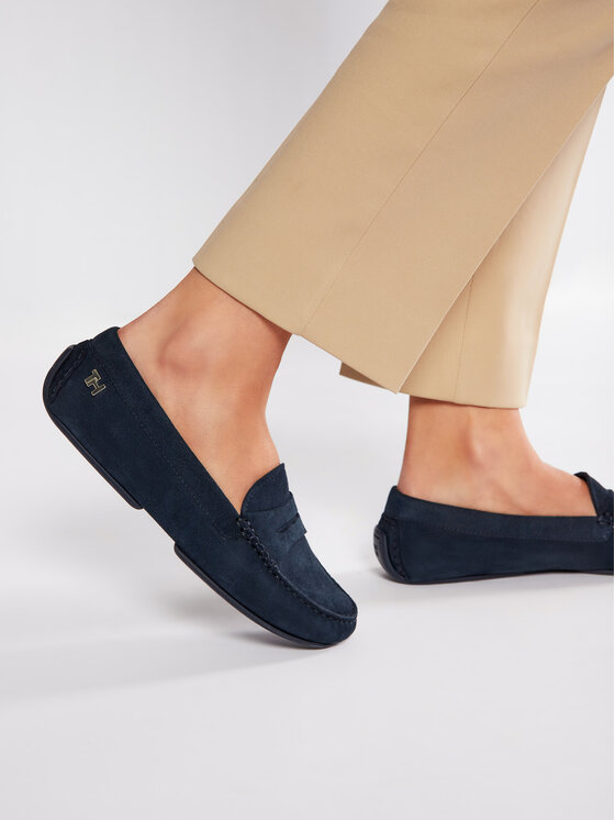 Tommy Hilfiger Tommy Hilfiger Μοκασίνια Essential Moccasin FW0FW05638 Σκούρο μπλε