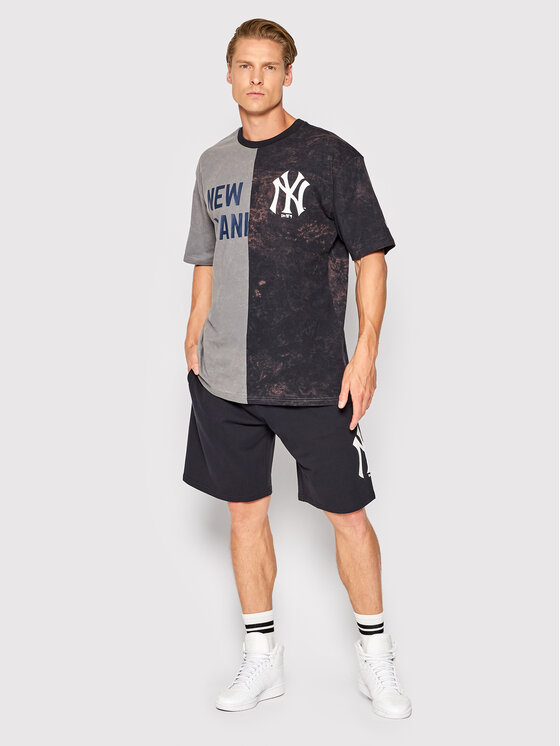 New Era Mens New York Yankees Split Graphic T-Shirt - Grey – Avenue 85