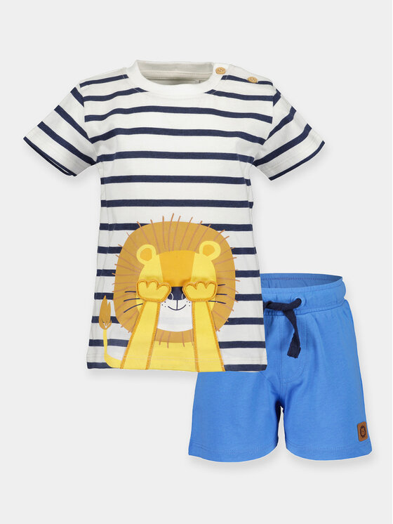 Blue Seven Súprava Tričko a šortky 939023 X Farebná Regular Fit