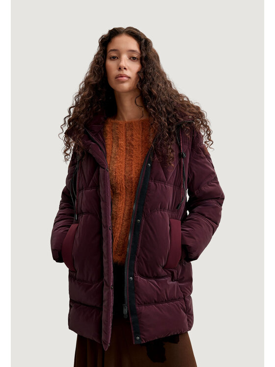 Desigual Desigual Kurtka puchowa COAT_PRISCILLA Czerwony Modern Fit